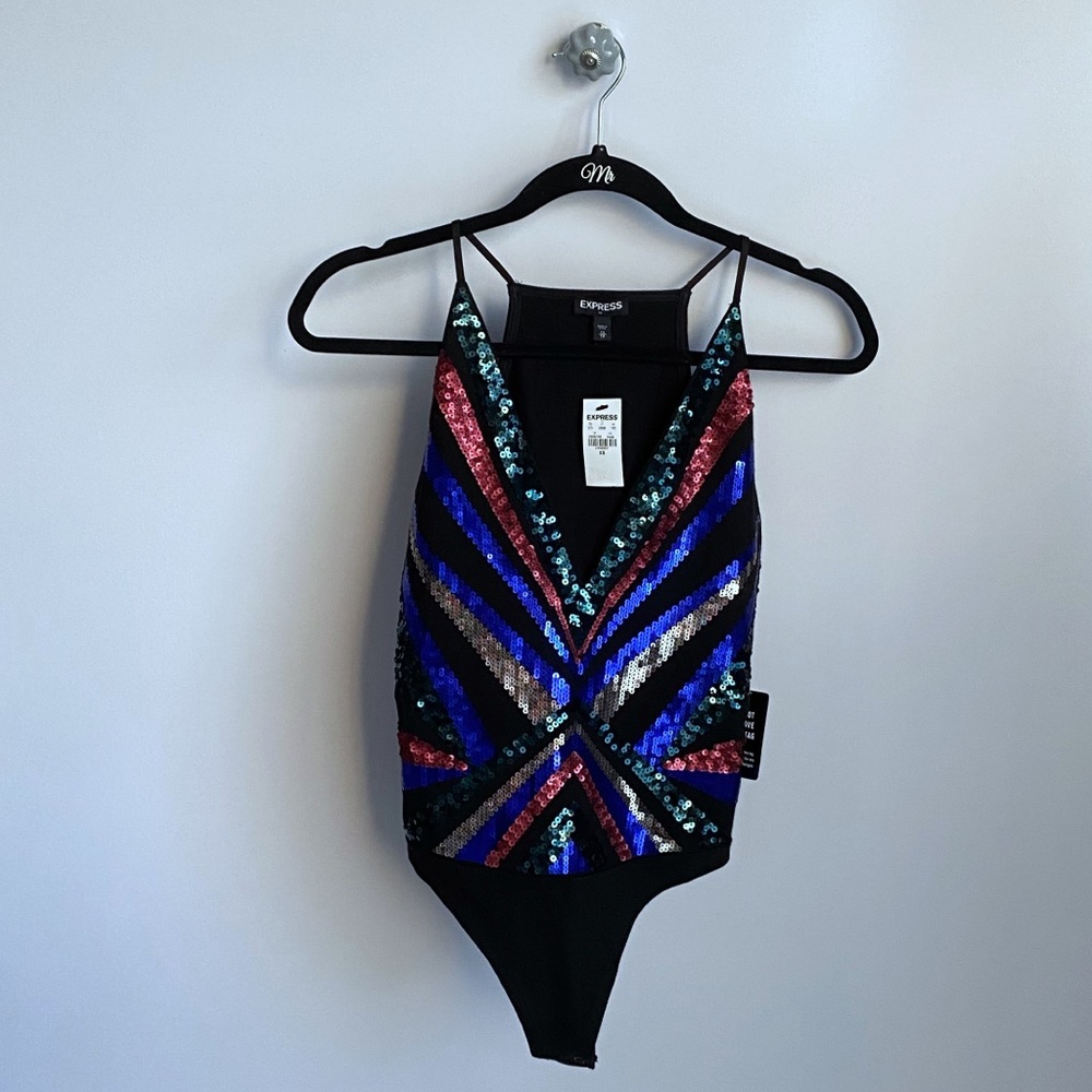 Express Sequin Bodysuit